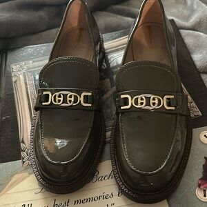 Sam Edelman NY Christy green patent slip on shoe